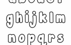 12 Free Printable Bubble Letters Alphabet Templates