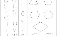 123 Tracing Worksheets Preschool Tracing Worksheets Free Shape