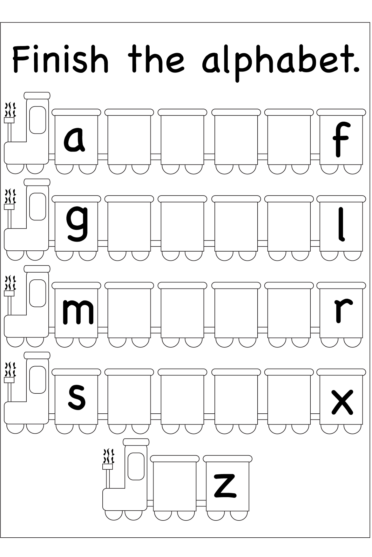45 Alphabet Printing Worksheets Image Worksheet For Kids