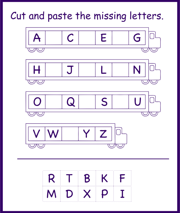 Alphabet Activity Worksheets Preschool