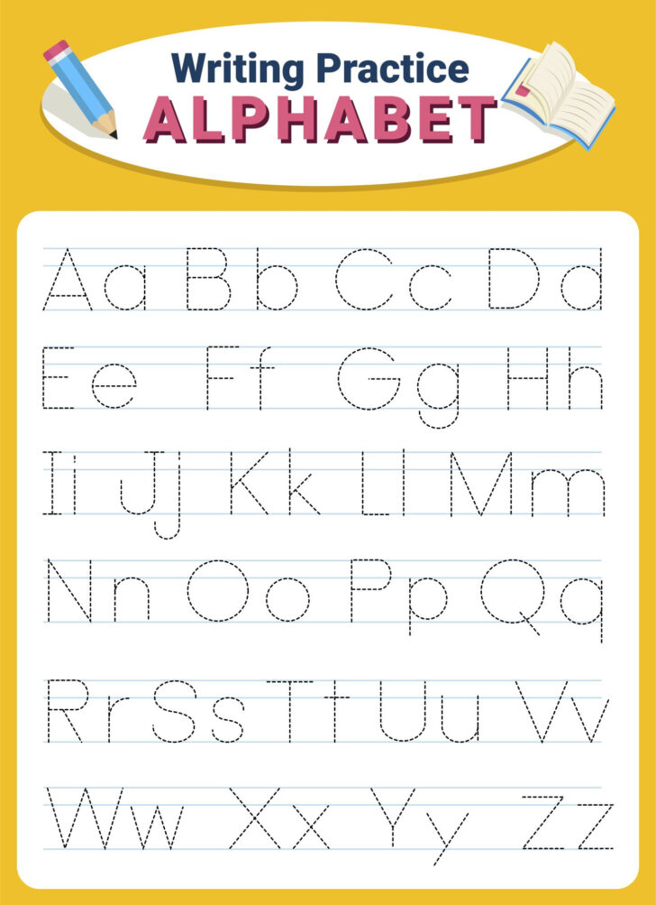 Tracing Letters Alphabet Printable Worksheets