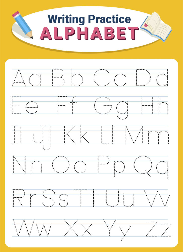 Alphabet Tracing Letters Worksheet ABC Tracing Worksheets