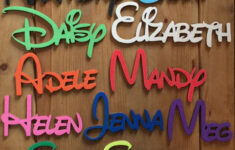 7 Disney Alphabet Letters Free PSD EPS Format Download Free