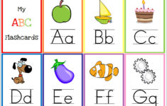 8 Free Printable Educational Alphabet Flashcards For Kids
