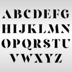 9 Best Fonts Alphabet Free Printable Printablee