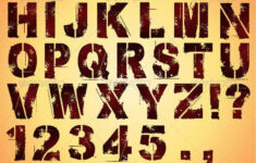 9 Number Stencils Free Sample Example Format Download Free