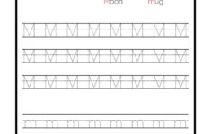 A Z Letter Tracing Worksheets Preschool Letter Tracing Trace Etsy