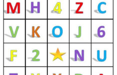 ABC 123 Bingo For Preschoolers Printable Download