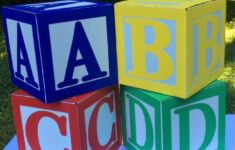 ABC Blocks Letter Blocks Alphabet Blocks Party Decorations Etsy