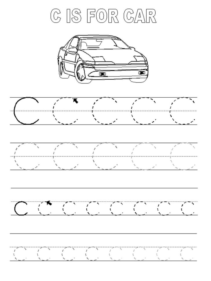 Alphabet Writing Practice Sheet
