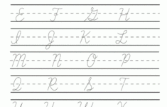 Abc Tracing Cursive Letters TracingLettersWorksheets