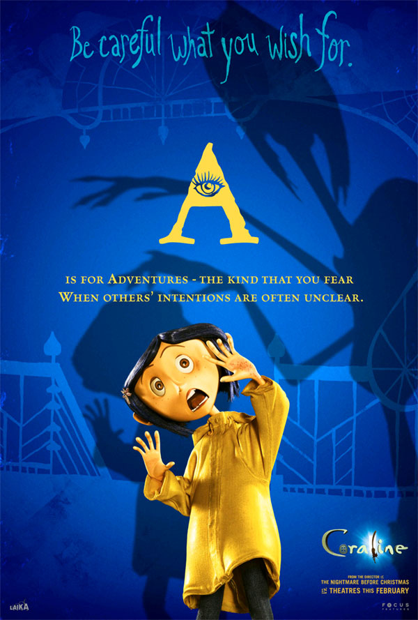 All The Coraline Alphabet Movie Posters GeekTyrant