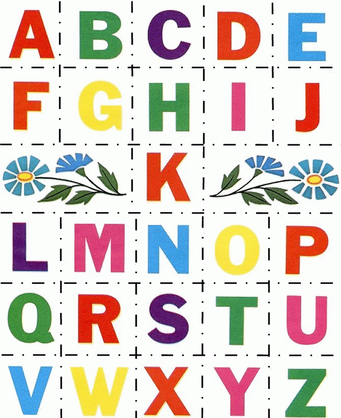 Alphabet Cut Paste ABC Activity Sheets CUTOUTs HonkingDonkey