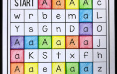 Alphabet Maze Worksheet For Letter A Alphabet Activities
