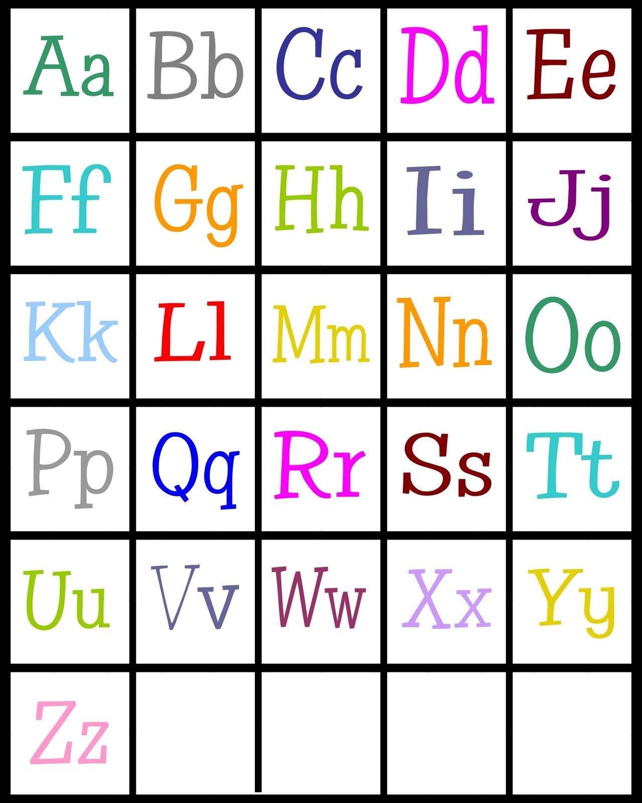 Alphabet Printable For Preschool Activity Shelter