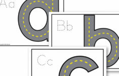 Alphabet Road Tracing Free Printable For Kids Lowercase Version