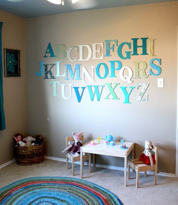 Alphabet Themed Rooms For Kids Design Dazzle