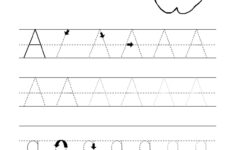 Alphabet Tracer Pages For Kids Activity Shelter