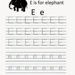 Alphabet Tracing Worksheets E AlphabetWorksheetsFree