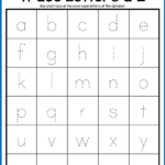 Alphabet Tracing Worksheets Uppercase Lowercase Letters Lowercase