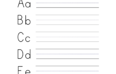 Alphabet Worksheet For Kids Writing Letters A B C D And E Review