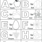 Alphabet Worksheets Best Coloring Pages For Kids