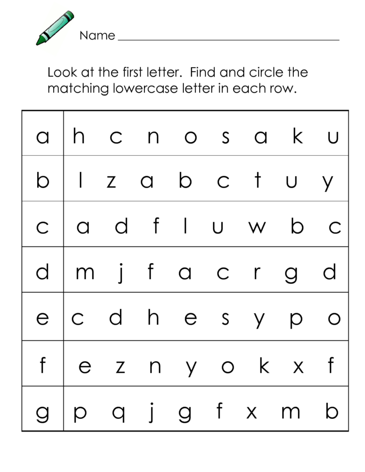 Alphabet Letters Worksheet