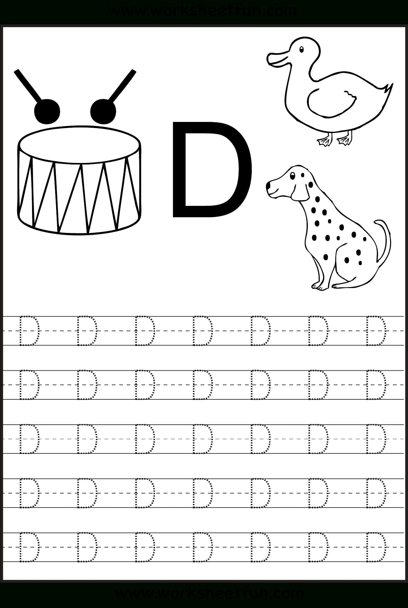 Any Free Abc Letter Tracing Worksheets