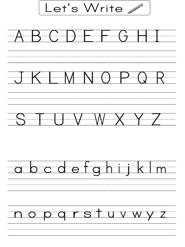Alphabet Letters Worksheets Printable