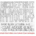 Block Letters On Grid Paper Google Search Block Lettering