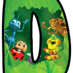 Buchstabe Letter D Pixar Films Disney Alphabet Animated Characters