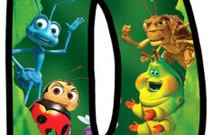 Buchstabe Letter D Pixar Films Disney Alphabet Animated Characters