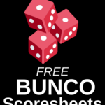 Bunco Score Sheet