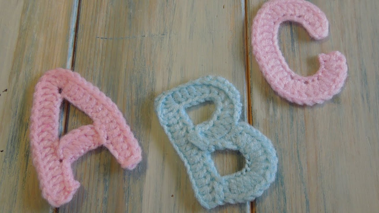  crochet How To Crochet Letters A B P And C Yarn Scrap Friday 