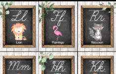 Cursive Alphabet Poster Printable AlphabetWorksheetsFree