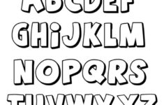 Different Styles Bubble Letters Free Printable Alphabet Letters