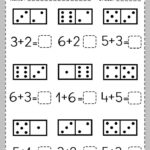 Domino Addition Worksheet Kindergarten Math Worksheets Free