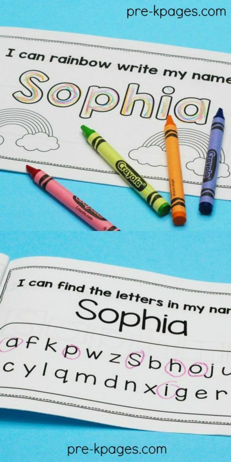 Editable Name Tracing Books For Preschool Pre K And Kindergarten 