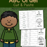 Fall Cut And Paste ABC Order Worksheets Mamas Learning Corner