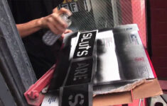 Fashion Enemy Stencil Letters Spray Painting YouTube