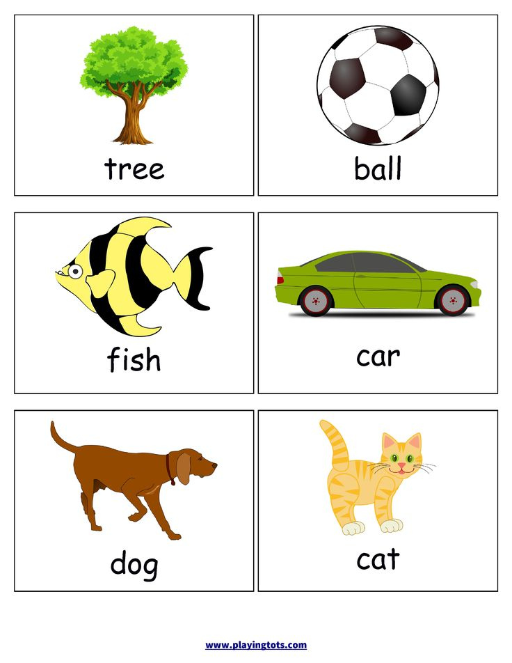 First Words Flash Cards For Your Toddler Keywords Picture cards free 