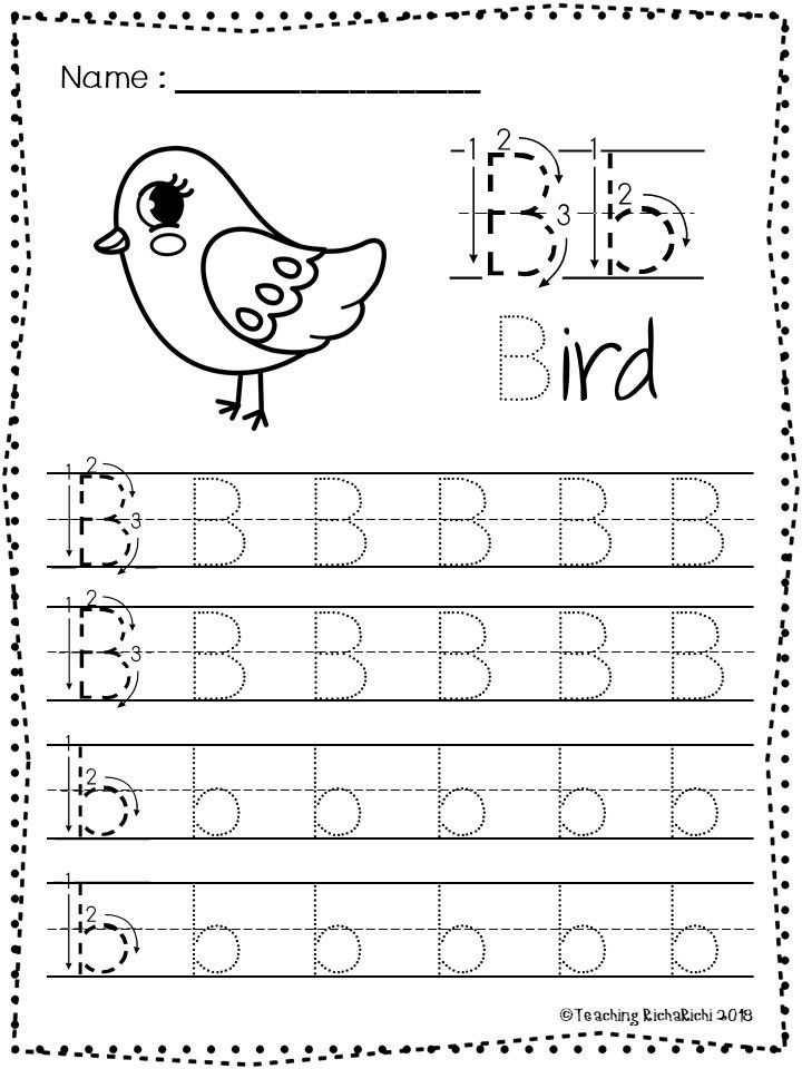 FREE ABC Tracing Worksheets Alphabet A Z Upper And Lower Case 01 