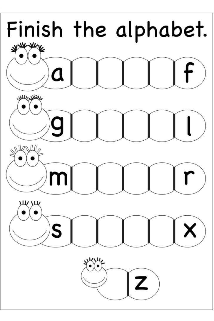 Printable ABC Worksheets For Preschool Free