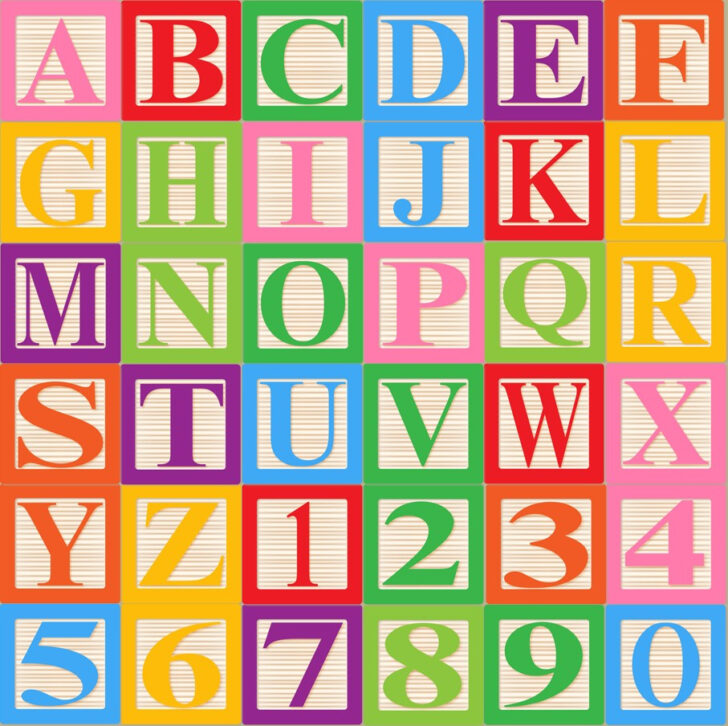 ABC Block Letters Printable