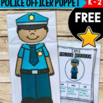 Free Community Helper Police Officer Puppet K 2 Community Helpers