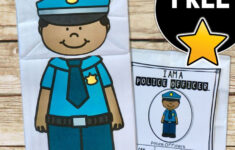 Free Community Helper Police Officer Puppet K 2 Community Helpers