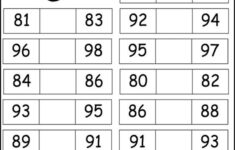 Free Fun Missing Number Worksheets Tulamama