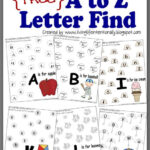 Free Instant Download Complete A To Z Letter Find Worksheet Packet 27
