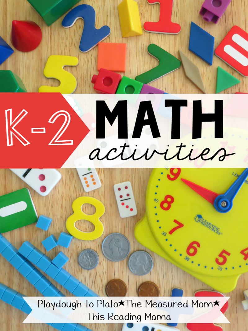 FREE K 2 Math Activities This Reading Mama