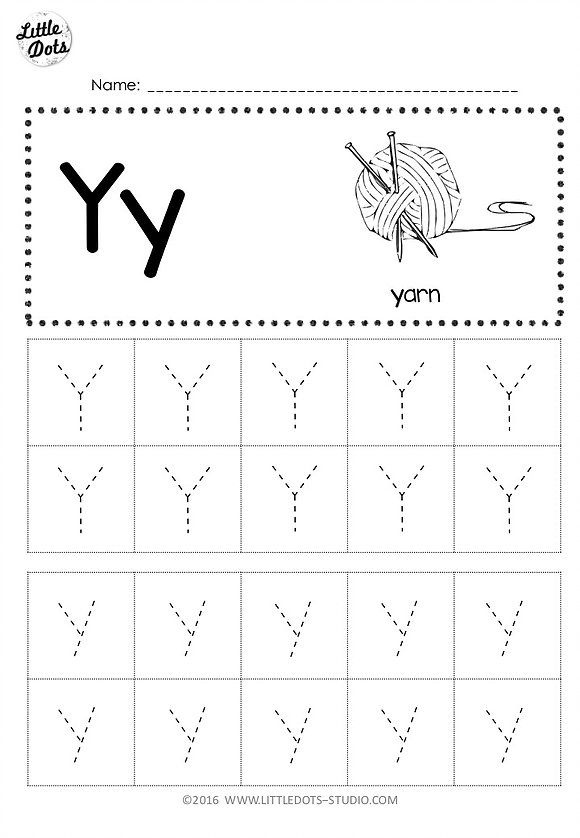 Free Letter Y Tracing Worksheets Tracing Worksheets Alphabet 